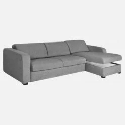 Habitat Canapé Convertible D'angle 3 Places à Lattes En Tissu - Gris 9 Habitat Canapé Convertible D'angle 3 Places à Lattes En Tissu - Gris -meubles boutique canape convertible dangle 3 places a lattes en tissu gris 11496509