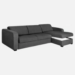 Habitat Canapé Convertible D'angle 3 Places En Tissu - Gris Foncé 8 Habitat Canapé Convertible D'angle 3 Places En Tissu - Gris Foncé -meubles boutique canape convertible dangle 3 places en tissu gris fonce 11496967