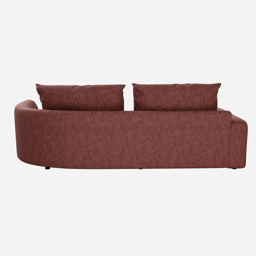 Habitat Canapé D'angle Droit De Forme Organique En Tissu Copparo - Rouge Amourette 3 Habitat Canapé D'angle Droit De Forme Organique En Tissu Copparo - Rouge Amourette – Image 3