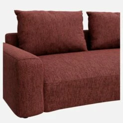 Habitat Canapé D'angle Droit De Forme Organique En Tissu Copparo - Rouge Amourette 9 Habitat Canapé D'angle Droit De Forme Organique En Tissu Copparo - Rouge Amourette -meubles boutique canape dangle droit de forme organique en tissu copparo rouge amourette 11598443