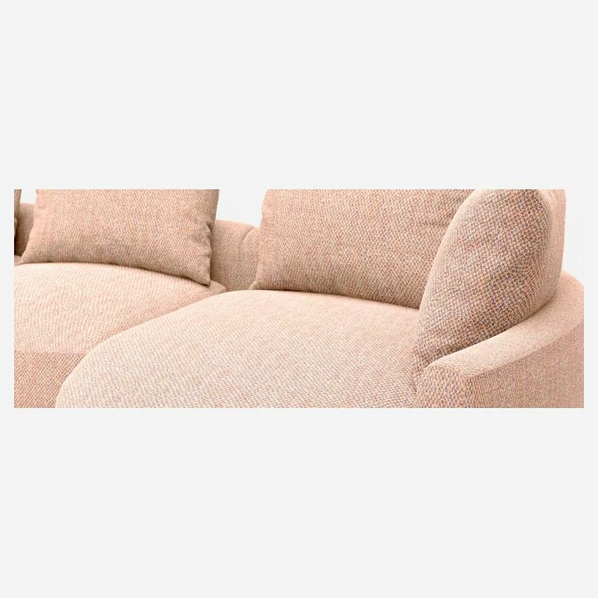 Habitat Canapé D'angle Droit En Tissu Bellagio - Orange Aurore 4 Habitat Canapé D'angle Droit En Tissu Bellagio - Orange Aurore – Image 4