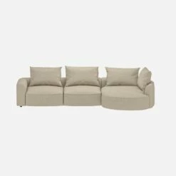 Habitat Canapé D'angle Droit En Tissu Lucca - Blanc Mastic 11 Habitat Canapé D'angle Droit En Tissu Lucca - Blanc Mastic -meubles boutique canape dangle droit en tissu lucca blanc mastic 12851265 1