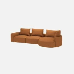Habitat Canapé D'angle Droit En Tissu Lucca - Marron Noisette 9 Habitat Canapé D'angle Droit En Tissu Lucca - Marron Noisette -meubles boutique canape dangle droit en tissu lucca marron noisette 10375041 1