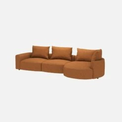 Habitat Canapé D'angle Droit En Tissu Lucca - Marron Noisette 7 Habitat Canapé D'angle Droit En Tissu Lucca - Marron Noisette -meubles boutique canape dangle droit en tissu lucca marron noisette 10375041
