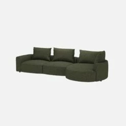 Habitat Canapé D'angle Droit En Tissu Lucca - Vert Mousse 7 Habitat Canapé D'angle Droit En Tissu Lucca - Vert Mousse -meubles boutique canape dangle droit en tissu lucca vert mousse 10375033