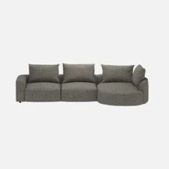 Habitat Canapé D'angle Droit En Tissu Venezia - Bleu Zingué 8 Habitat Canapé D'angle Droit En Tissu Venezia - Bleu Zingué -meubles boutique canape dangle droit en tissu venezia bleu zingue 10374965 1