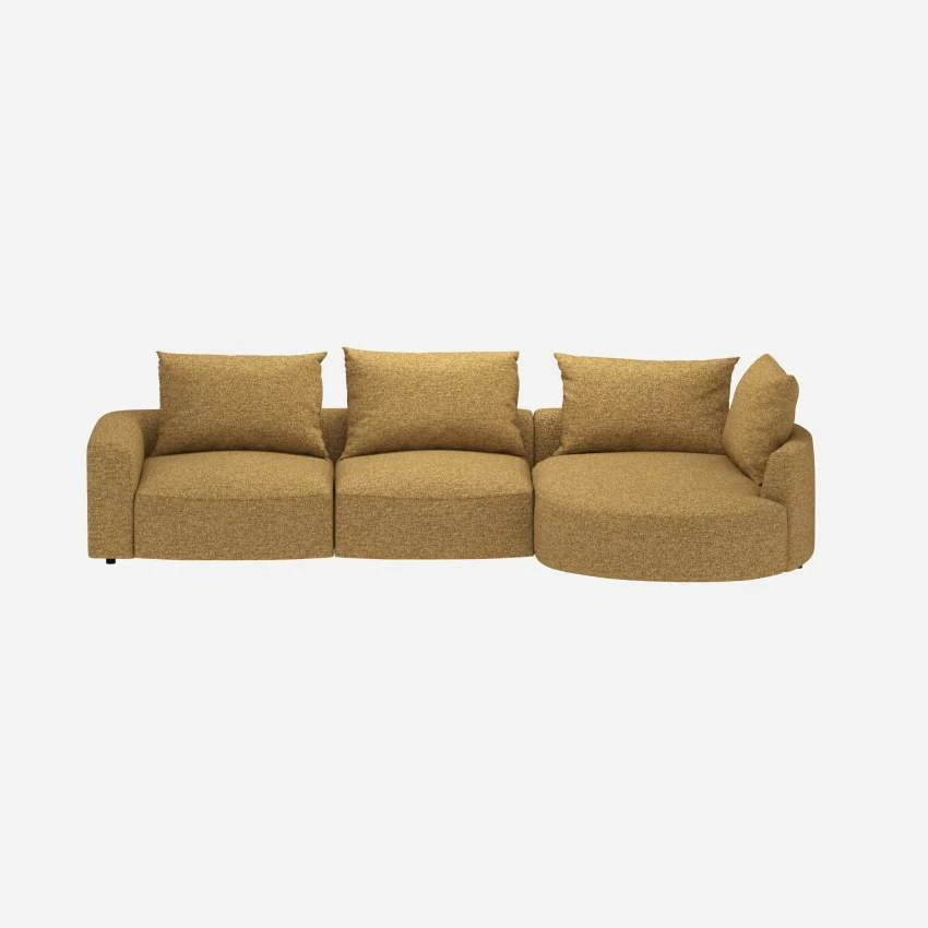 Habitat Canapé D'angle Droit En Tissu Venezia - Jaune épice 3 Habitat Canapé D'angle Droit En Tissu Venezia - Jaune épice – Image 3
