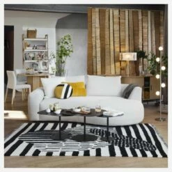 Habitat Canapé D'angle Gauche De Forme Organique En Tissu Bormio - Blanc Albâtre 9 Habitat Canapé D'angle Gauche De Forme Organique En Tissu Bormio - Blanc Albâtre -meubles boutique canape dangle gauche de forme organique en tissu bormio blanc albatre 11658753