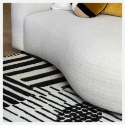 Habitat Canapé D'angle Gauche De Forme Organique En Tissu Bormio - Blanc Albâtre 10 Habitat Canapé D'angle Gauche De Forme Organique En Tissu Bormio - Blanc Albâtre -meubles boutique canape dangle gauche de forme organique en tissu bormio blanc albatre 11658755