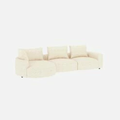 Habitat Canapé D'angle Gauche En Tissu Bormio - Blanc Albâtre 7 Habitat Canapé D'angle Gauche En Tissu Bormio - Blanc Albâtre -meubles boutique canape dangle gauche en tissu bormio blanc albatre 10374605