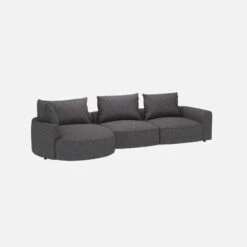 Habitat Canapé D'angle Gauche En Tissu Lucca - Bleu Zingué 7 Habitat Canapé D'angle Gauche En Tissu Lucca - Bleu Zingué -meubles boutique canape dangle gauche en tissu lucca bleu zingue 10375089