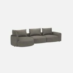 Habitat Canapé D'angle Gauche En Tissu Venezia - Bleu Zingué 9 Habitat Canapé D'angle Gauche En Tissu Venezia - Bleu Zingué -meubles boutique canape dangle gauche en tissu venezia bleu zingue 10375001 1