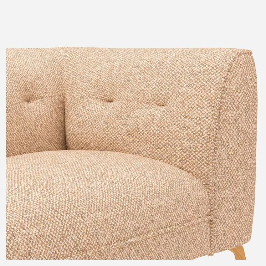 Habitat Canapé Droit 3 Places En Tissu Bellagio - Orange Aurore 4 Habitat Canapé Droit 3 Places En Tissu Bellagio - Orange Aurore – Image 4