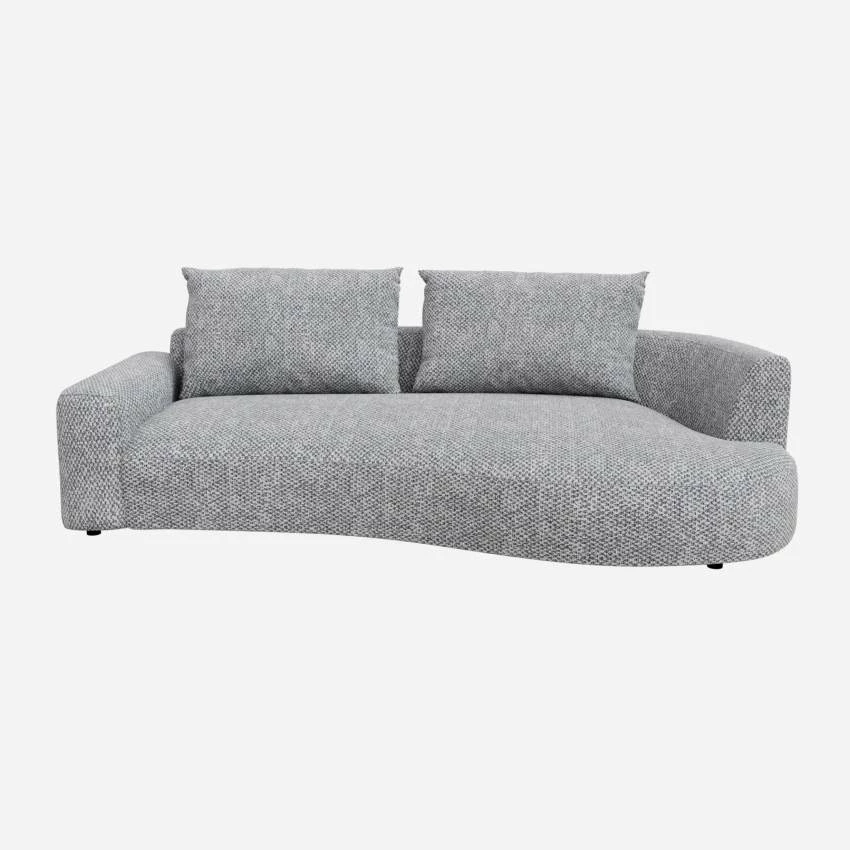 Habitat Canapé D'angle Droit De Forme Organique En Tissu Bellagio - Bleu Céleste 6 Habitat Canapé D'angle Droit De Forme Organique En Tissu Bellagio - Bleu Céleste – Image 6