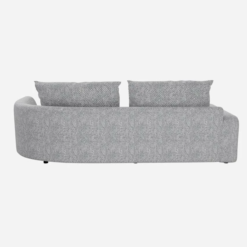 Habitat Canapé D'angle Droit De Forme Organique En Tissu Bellagio - Bleu Céleste 3 Habitat Canapé D'angle Droit De Forme Organique En Tissu Bellagio - Bleu Céleste – Image 3