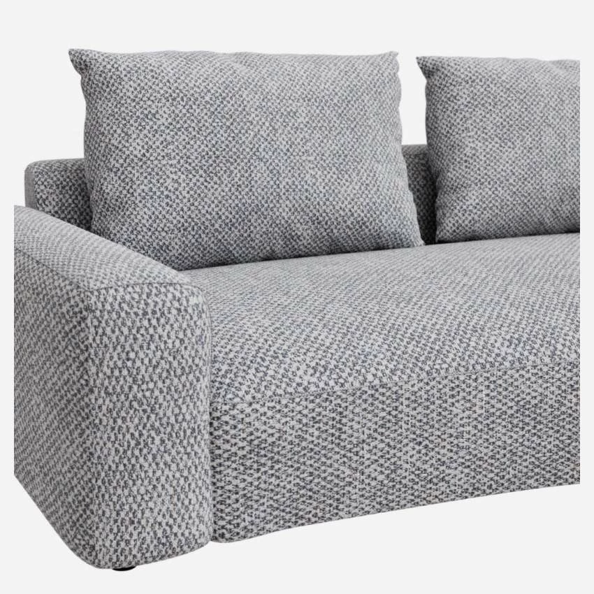 Habitat Canapé D'angle Droit De Forme Organique En Tissu Bellagio - Bleu Céleste 4 Habitat Canapé D'angle Droit De Forme Organique En Tissu Bellagio - Bleu Céleste – Image 4