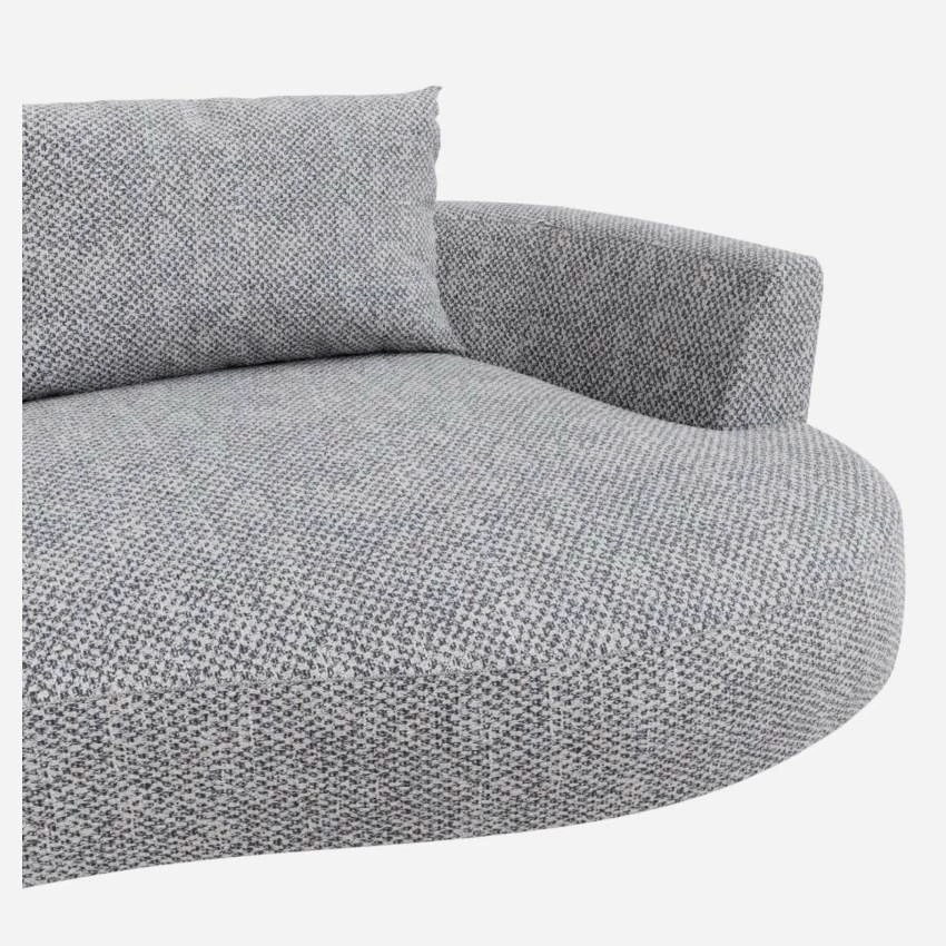 Habitat Canapé D'angle Droit De Forme Organique En Tissu Bellagio - Bleu Céleste 5 Habitat Canapé D'angle Droit De Forme Organique En Tissu Bellagio - Bleu Céleste – Image 5