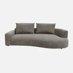 Habitat Canapé D'angle Droit De Forme Organique En Tissu Bellagio - Gris Nocturne 11 Habitat Canapé D'angle Droit De Forme Organique En Tissu Bellagio - Gris Nocturne -meubles boutique catane cnp organique 2p drt bellag noir 11074107 1