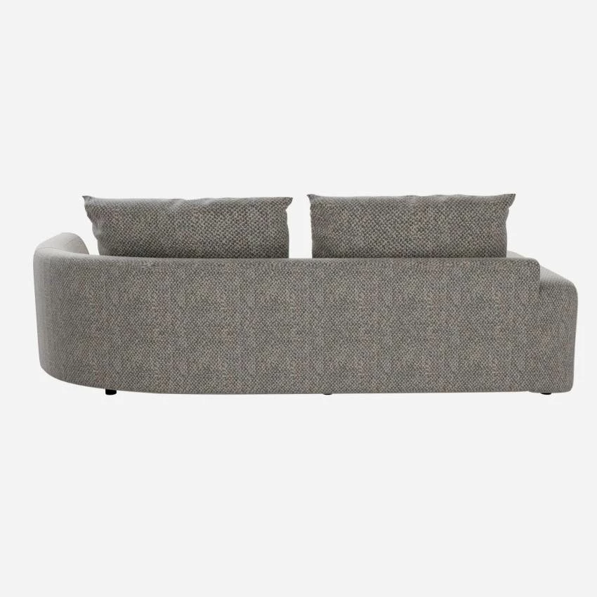 Habitat Canapé D'angle Droit De Forme Organique En Tissu Bellagio - Gris Nocturne 3 Habitat Canapé D'angle Droit De Forme Organique En Tissu Bellagio - Gris Nocturne – Image 3