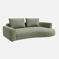 Habitat Canapé D'angle Droit De Forme Organique En Tissu Bellagio - Vert Lagon -meubles boutique catane cnp organique 2p drt bellag vert 11074031