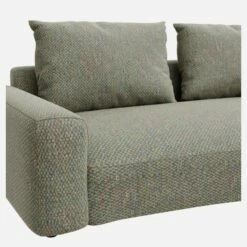 Habitat Canapé D'angle Droit De Forme Organique En Tissu Bellagio - Vert Lagon -meubles boutique catane cnp organique 2p drt bellag vert 11074039