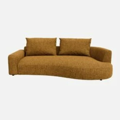 Habitat Canapé D'angle Droit De Forme Organique En Tissu Copparo - Jaune Moutarde 11 Habitat Canapé D'angle Droit De Forme Organique En Tissu Copparo - Jaune Moutarde -meubles boutique catane cnp organique 2p drt copp jaune 11598355 1
