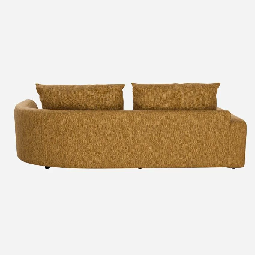 Habitat Canapé D'angle Droit De Forme Organique En Tissu Copparo - Jaune Moutarde 3 Habitat Canapé D'angle Droit De Forme Organique En Tissu Copparo - Jaune Moutarde – Image 3