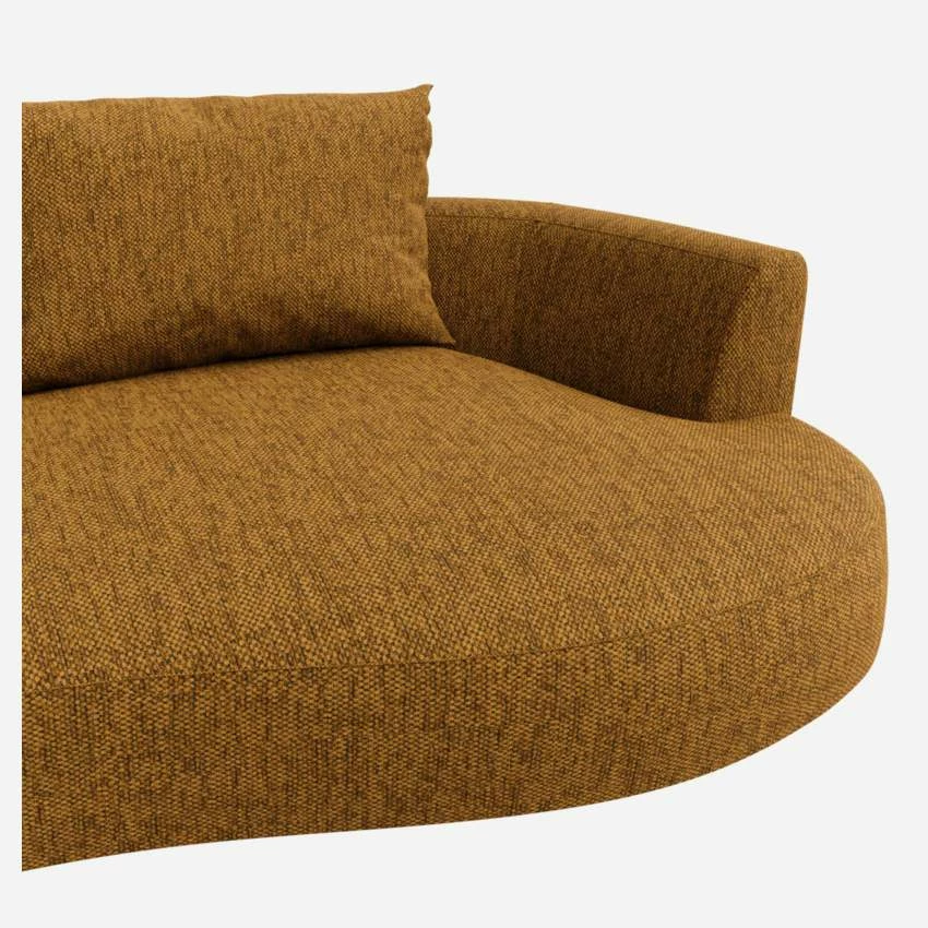 Habitat Canapé D'angle Droit De Forme Organique En Tissu Copparo - Jaune Moutarde 5 Habitat Canapé D'angle Droit De Forme Organique En Tissu Copparo - Jaune Moutarde – Image 5