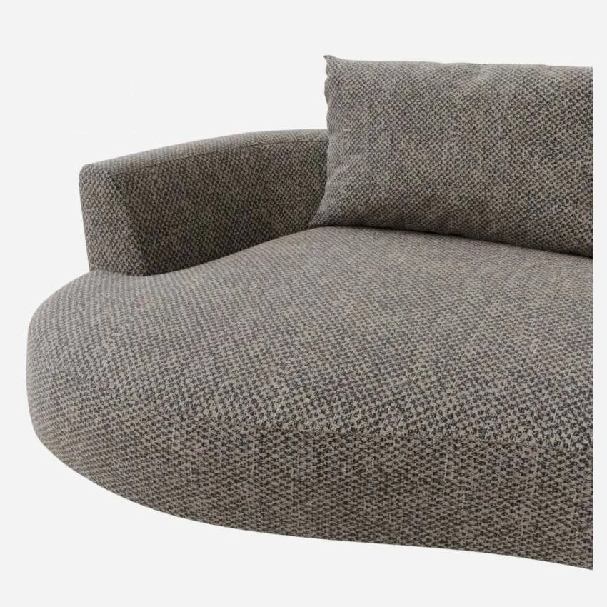 Habitat Canapé D'angle Gauche De Forme Organique En Tissu Bellagio - Gris Nocturne 5 Habitat Canapé D'angle Gauche De Forme Organique En Tissu Bellagio - Gris Nocturne – Image 5