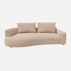 Habitat Canapé D'angle Gauche De Forme Organique En Tissu Bellagio - Orange Aurore 11 Habitat Canapé D'angle Gauche De Forme Organique En Tissu Bellagio - Orange Aurore -meubles boutique catane cnp organique 2p gch bellag oran 11073967 1