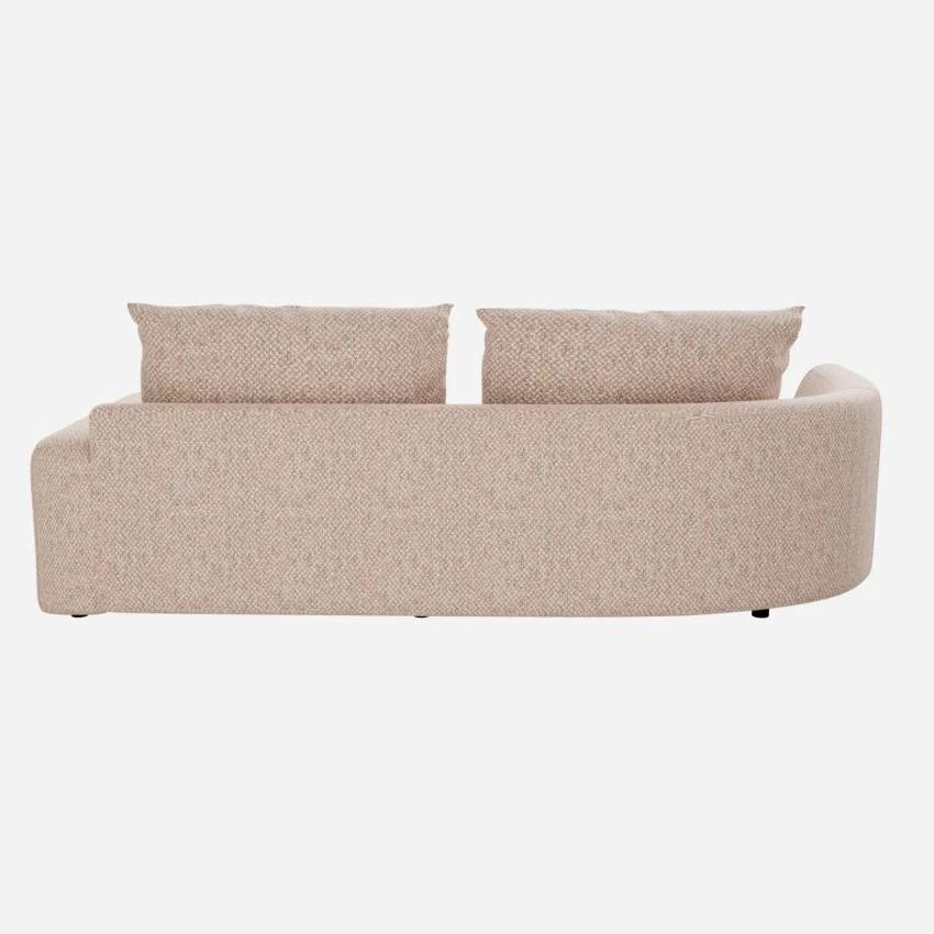 Habitat Canapé D'angle Gauche De Forme Organique En Tissu Bellagio - Orange Aurore 3 Habitat Canapé D'angle Gauche De Forme Organique En Tissu Bellagio - Orange Aurore – Image 3