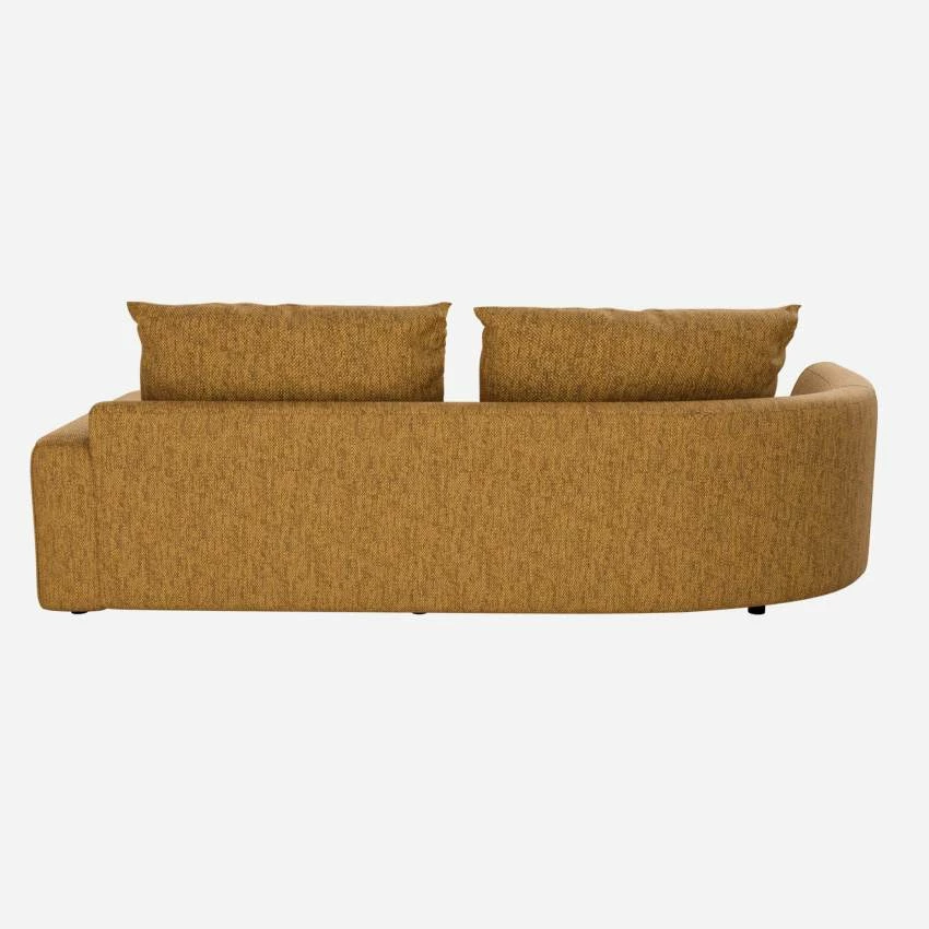 Habitat Canapé D'angle Gauche De Forme Organique En Tissu Copparo - Jaune Moutarde 3 Habitat Canapé D'angle Gauche De Forme Organique En Tissu Copparo - Jaune Moutarde – Image 3