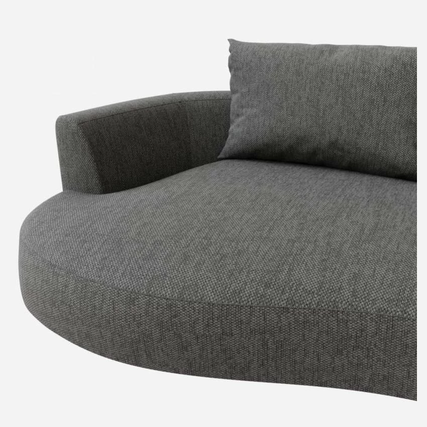 Habitat Canapé D'angle Gauche De Forme Organique En Tissu Copparo - Gris Ardoise 5 Habitat Canapé D'angle Gauche De Forme Organique En Tissu Copparo - Gris Ardoise – Image 5