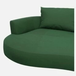 Habitat Canapé D'angle Gauche De Forme Organique En Velours - Vert émeraude -meubles boutique catane cnp organique 2p gch velours vert 11598311