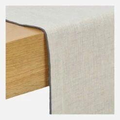 Habitat Chemin De Table En Lin - 45 X 200 Cm - Naturel -meubles boutique chemin de table en lin 45 x 200 cm naturel 1327671 1