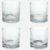 Habitat Lot De 4 Verres à Whisky En Verre - Transparent