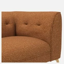 Habitat Canapé Droit 3 Places En Tissu Lucca - Marron Noisette 9 Habitat Canapé Droit 3 Places En Tissu Lucca - Marron Noisette -meubles boutique cossano canap 3pl lucca orange 13360715