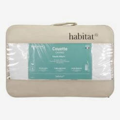 Habitat Couette Chaude En Duvet De Canard Français - 280 Gr/m² - 140 X 200 Cm -meubles boutique couette chaude 90 de duvet de canard francais 280gr 140x200cm 1087723 1