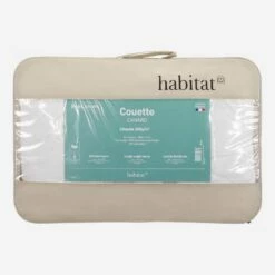 Habitat Couette Chaude En Duvet De Canard Français - 280 Gr/m² - 200 X 200 Cm -meubles boutique couette chaude 90 de duvet de canard francais 280gr 200x200cm 1138859 1