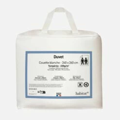 Habitat Couette En Duvet De Canard Français - 220 Gr/m² - 240 X 260 Cm -meubles boutique couette en duvet de canard francais 220 gr m 240 x 260 cm 9190761 1