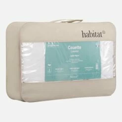 Habitat Couette Légère En Duvet De Canard Français - 90 Gr/m² - 200 X 200 Cm -meubles boutique couette legere 90 de duvet de canard francais 90gr 200x200cm 1087695 1