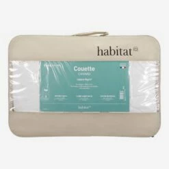 Habitat Couette Légère En Duvet De Canard Français - 90 Gr/m² - 200 X 200 Cm -meubles boutique couette legere 90 de duvet de canard francais 90gr 200x200cm 1087699 1