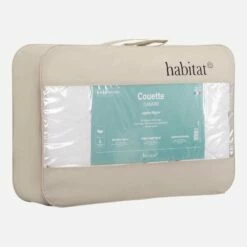 Habitat Couette Légère En Duvet De Canard Français - 90 Gr/m² - 220 X 240 Cm -meubles boutique couette legere 90 de duvet de canard francais 90gr 240x220cm 1087707 1