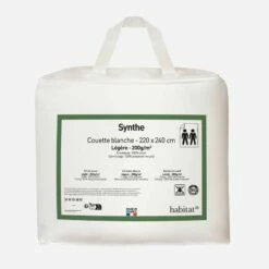 Habitat Couette Légère En Synthétique- 200 Gr/m² - 220 X 240 Cm -meubles boutique couette legere en synthetique 200 gr m 220 x 240 cm 9190797 1