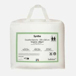 Habitat Couette Tempérée En Synthétique- 300 Gr/m² - 220 X 240 Cm -meubles boutique couette temperee en synthetique 300 gr m 220 x 240 cm 9190785 1