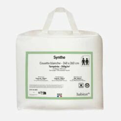 Habitat Couette Tempérée En Synthétique- 300 Gr/m² - 240 X 260 Cm -meubles boutique couette temperee en synthetique 300 gr m 240 x 260 cm 9190781 1