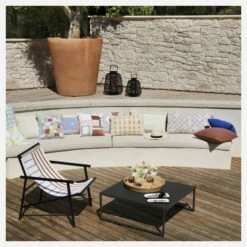 Habitat Coussin En Coton - 50 X 50 Cm - Marron -meubles boutique coussin en coton 50 x 50 cm marron 13503181