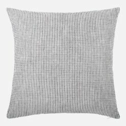 Habitat Coussin En Lin - 50 X 50 Cm - Gris -meubles boutique coussin en lin 50 x 50 cm bleu marine 6888867 1