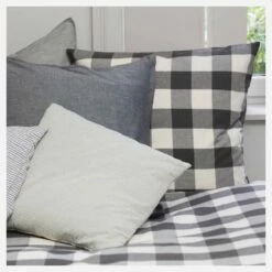 Habitat Coussin En Lin - 50 X 50 Cm - Vert -meubles boutique coussin en lin 50 x 50 cm vert 11235501