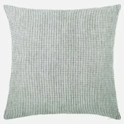 Habitat Coussin En Lin - 50 X 50 Cm - Vert
